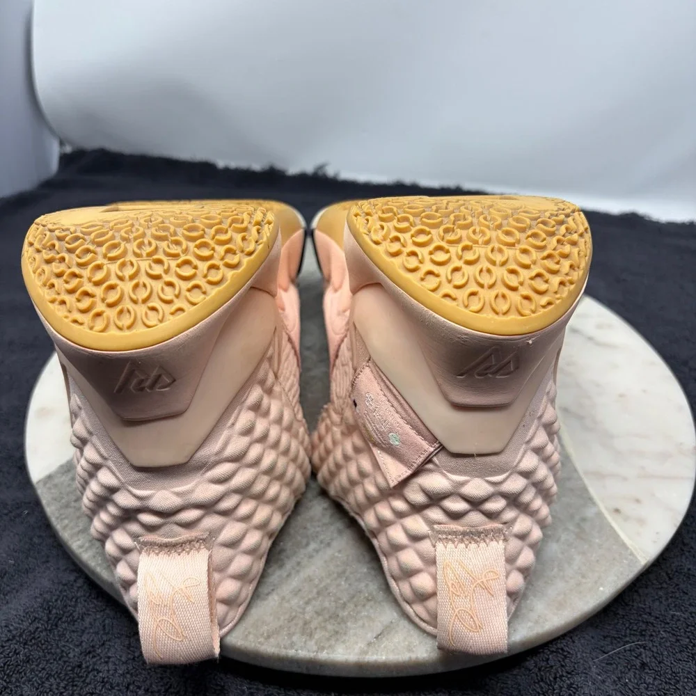 Jordan Why Not Zer0.2 Washed Coral Gum Yellow Basketball Shoes Size 8 Streetwear